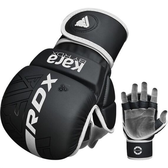 Grappling Gloves Shooter F6 Matte White Plus-L/XL, Colour: Schwarz, Size: L-XL, 7 image