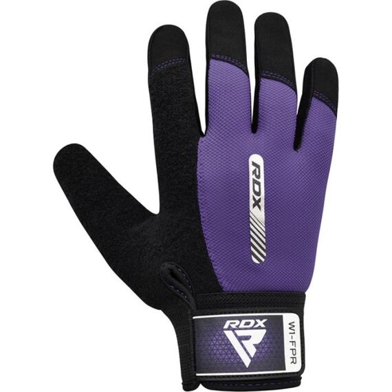 Gym Weight Lifting Gloves W1 Full Purple, Colour: Violett, Size: L, 8 image