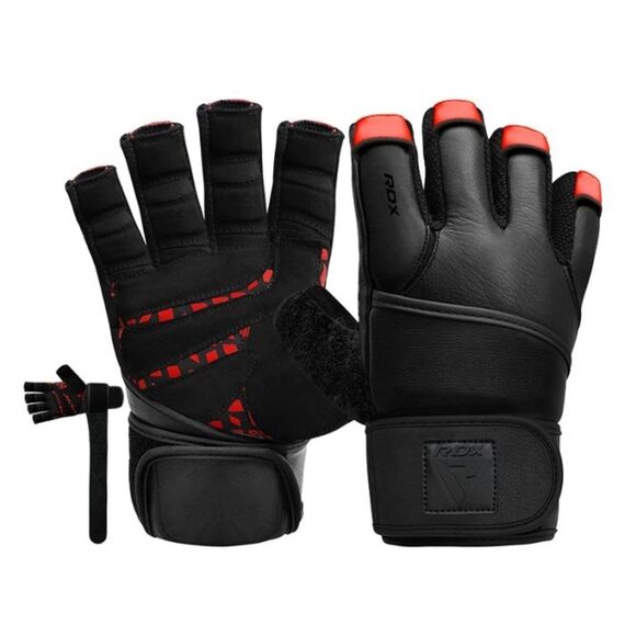 Gym Glove Micro Red/Black Plus-S, Size: S, Colour: Schwarz