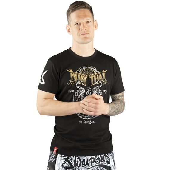 T-Shirt Sak Yant Tigers, Bekleidungsgrösse: 2XL, Farbe: Schwarz, 5 image