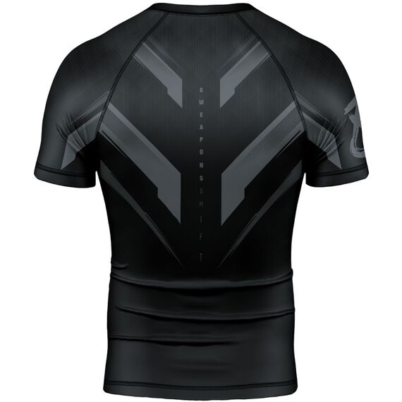 8 WEAPONS Rashguard Short Sleeve - Shift, Size: L, Colour: Schwarz, 2 image