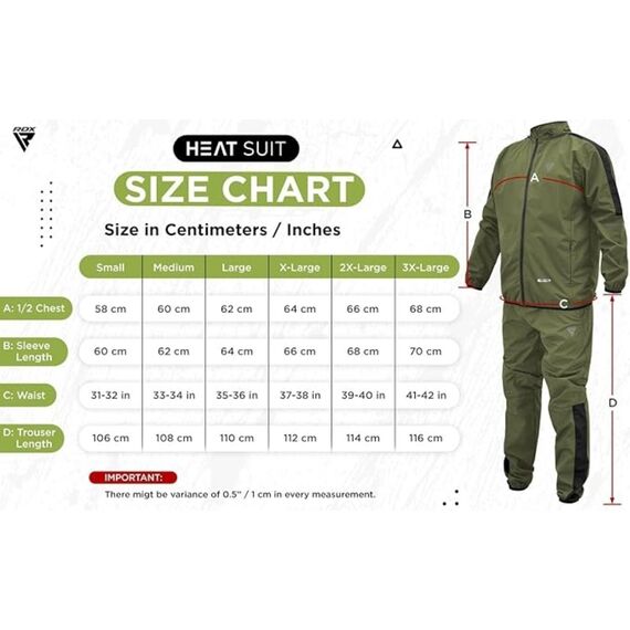 Clothing Sauna Suit C1, Size: S, Colour: Khaki, 2 image