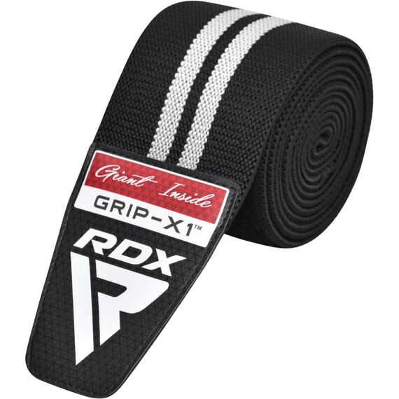 Gym Knee Wrap, Size: One Size, Colour: Weiss, 4 image