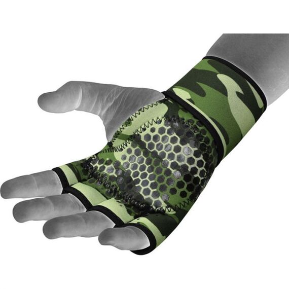 Weight Lifting Gloves X3 Army Green Long Strap-S/M, Colour: Camouflage, Size: S-M, 2 image