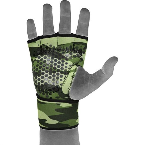 Weight Lifting Gloves X3 Army Green Long Strap-S/M, Colour: Camouflage, Size: S-M, 7 image