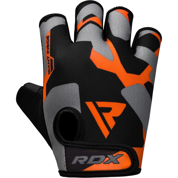 Gym Gloves Sumblimation F6 Orange-M, Size: M, Colour: Orange, 6 image