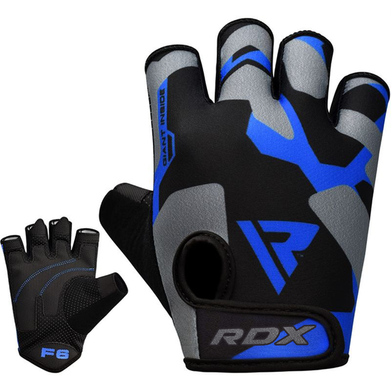 Gym Gloves Sumblimation F6 Blue-S, Size: S, Colour: Blue, 7 image