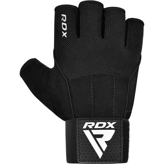 Gym Weight Lifting Gloves W3 with EVA padding, Size: L, Colour: Schwarz, 5 image
