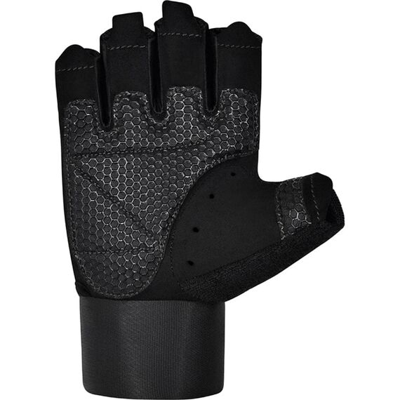 Gym Weight Lifting Gloves W3 with EVA padding, Size: L, Colour: Schwarz, 6 image