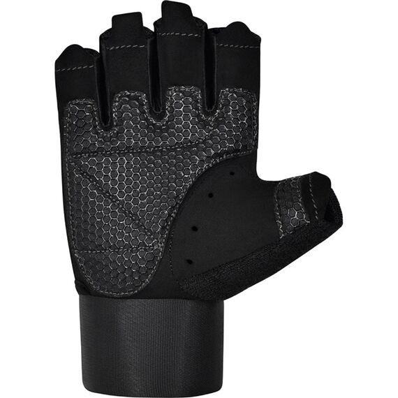 Gym Weight Lifting Gloves W3 with EVA padding, Size: L, Colour: Grey, 6 image
