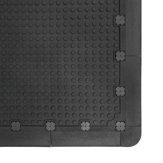 Rubber flooring 100x100x2cm indoor and outdoor "Connect" GladiatorFit, 5 image