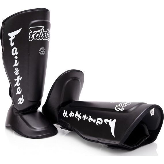 Shin guards Fairtex SP7 Twister Detachable, Size: XL, Colour: Schwarz, 4 image