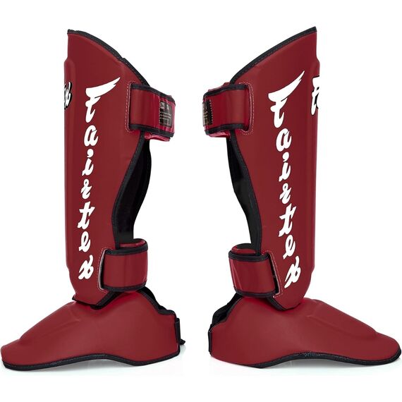 Shin guards Fairtex SP7 Twister Detachable, Size: S, Colour: Rot, 2 image