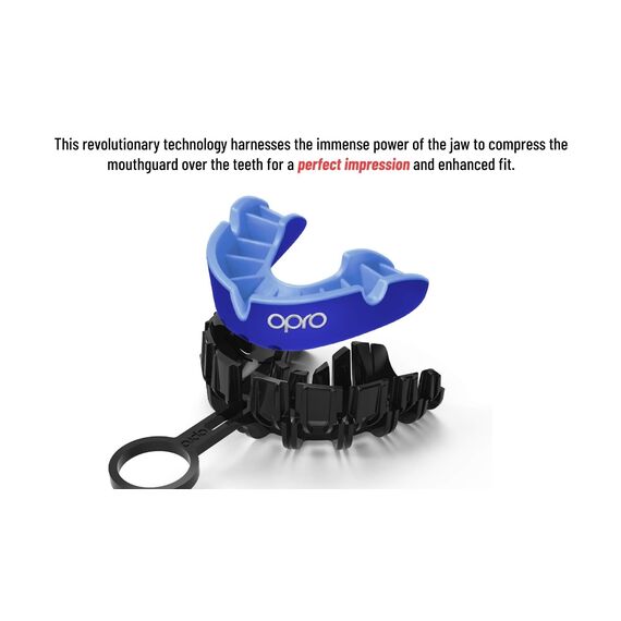 OPRO Silver: Match Protection for Contact Sports, Size: One Size, Colour: Weiss, 2 image