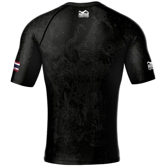 Rashguard Muay Thai, Size: L, Colour: Schwarz, 2 image