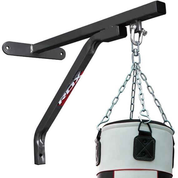 RDX X1 Punch Bag Steel Wall Bracket max 40 Kg, Size: One Size, Colour: Schwarz, 3 image