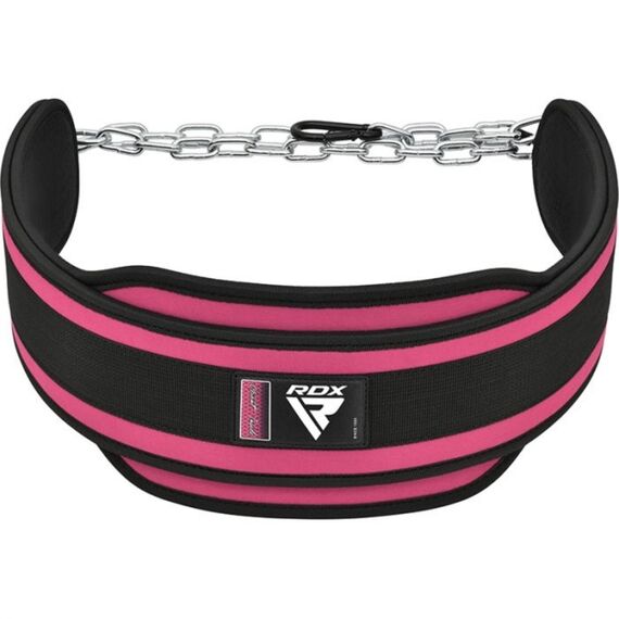 Ceinture pour Dips lestés, Taille: Taille unique, Couleur: Rose