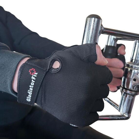 Bodybuilding gloves training fitness GladiatorFit | L, 5 image
