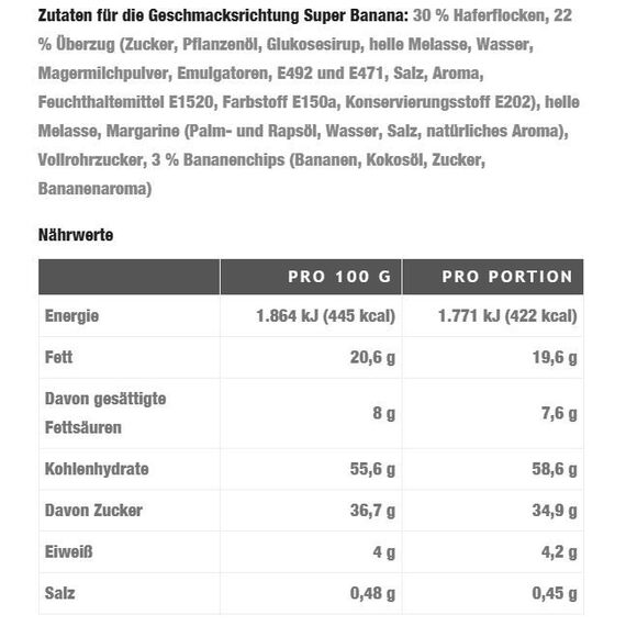 Haferflockenriegel 95g Oat King (Packung mit 10 Stück) |, 2 image