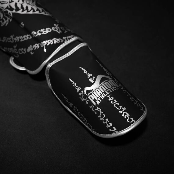Protège-tibias Muay Thai - Limited Edition, Taille: L/XL, Couleur: Noir, 3 image