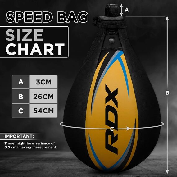 Speed Ball Leather Multi Yellow/Blue, Size: One Size, Colour: Yellow, 7 image