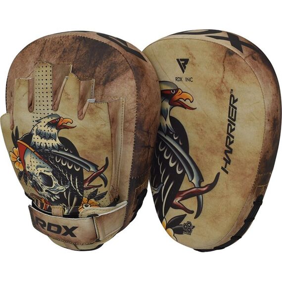 RDX T14 HARRIER Tattoo Punch Mitts, Colour: Beige