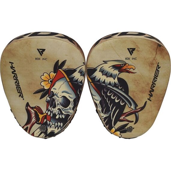 RDX T14 HARRIER Tattoo Punch Mitts, Colour: Beige, 2 image