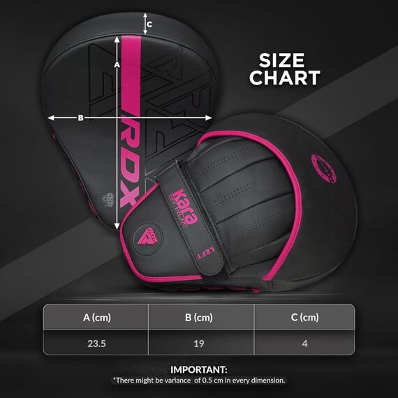 Pattes d’ours RDX F6 KARA – Résistance & Précision en Boxe, Size: One Size, Colour: Schwarz, 8 image