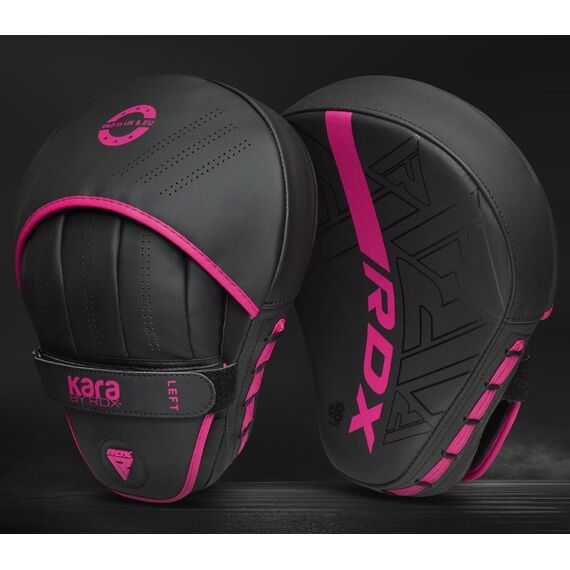 Pattes d’ours RDX F6 KARA – Résistance & Précision en Boxe, Size: One Size, Colour: Schwarz, 2 image