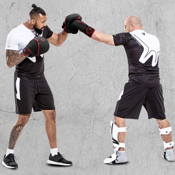 Pattes d’ours RDX F6 KARA – Résistance & Précision en Boxe, Size: One Size, Colour: Schwarz, 7 image