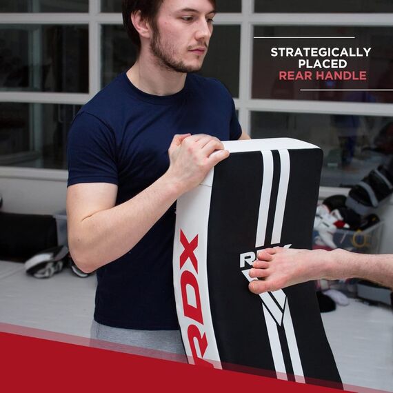 RDX T1 Kick Shield – Best Protection for Combat Training, Size: One Size, Colour: Schwarz, 5 image