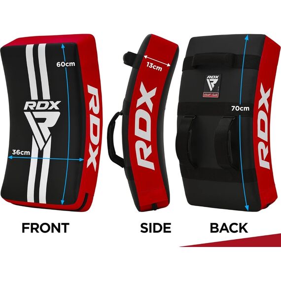 RDX T1 Kick Shield – Best Protection for Combat Training, Size: One Size, Colour: Rot, 7 image