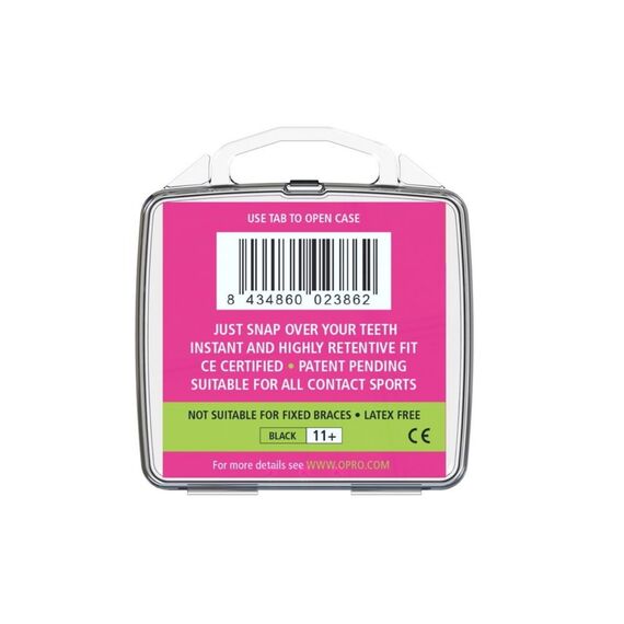 Mundschutz OPRO Snap-Fit Erwachsene, Bekleidungsgrösse: One Size, Farbe: Schwarz, 3 image