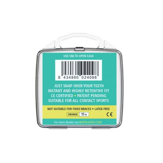 Mundschutz OPRO Snap-Fit Erwachsene, Bekleidungsgrösse: One Size, Farbe: Orange, 3 image