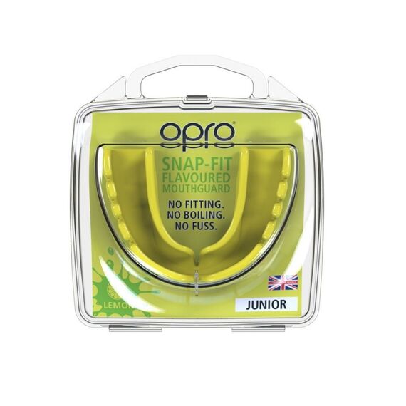 OPRO Snap-Fit Junior  - Lemon Yellow Flavoured, Size: One Size, Colour: Yellow, 2 image
