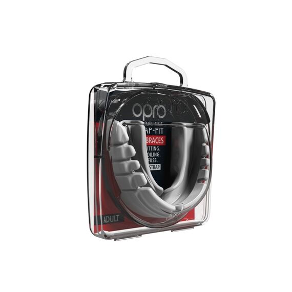 Protège-dents OPRO Snap-Fit Bagues Dentaires, Couleur: Blanc, 4 image