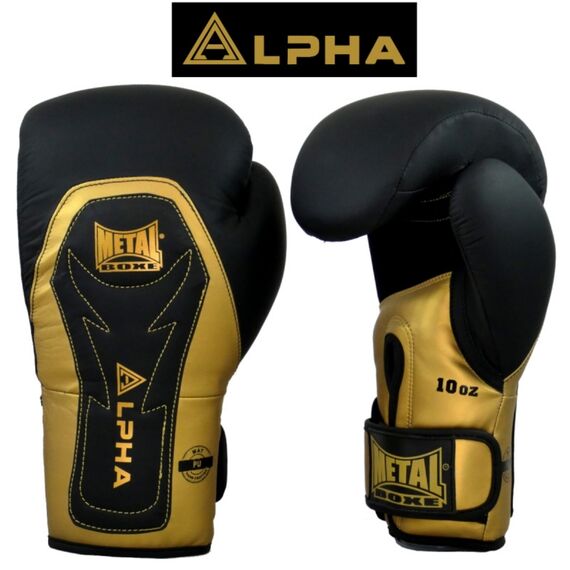 Gant Entrainement Alpha Noir/Or 14 Oz, Farbe: Mehrfarbig, OZ: 14oz, 2 image