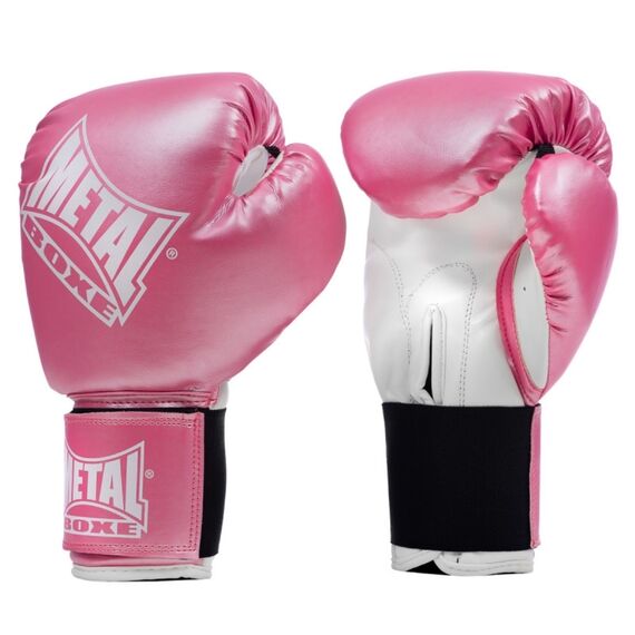Gants de Boxe Initiation, Couleur: Rose, OZ: 8oz
