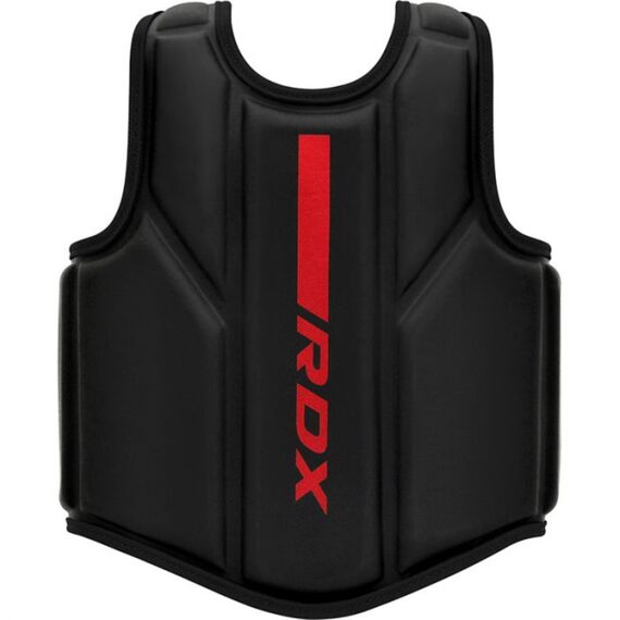 Chest Guard F6 Matte Red-L/XL, Colour: Schwarz, Size: L-XL