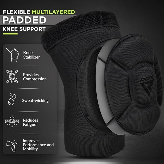 Knee Pads MMA, Size: L, Colour: Schwarz, 5 image