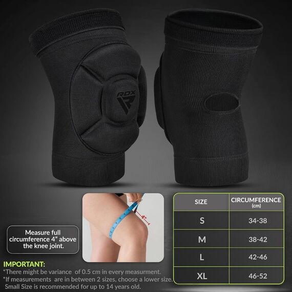 Knee Pads MMA, Size: L, Colour: Schwarz, 2 image