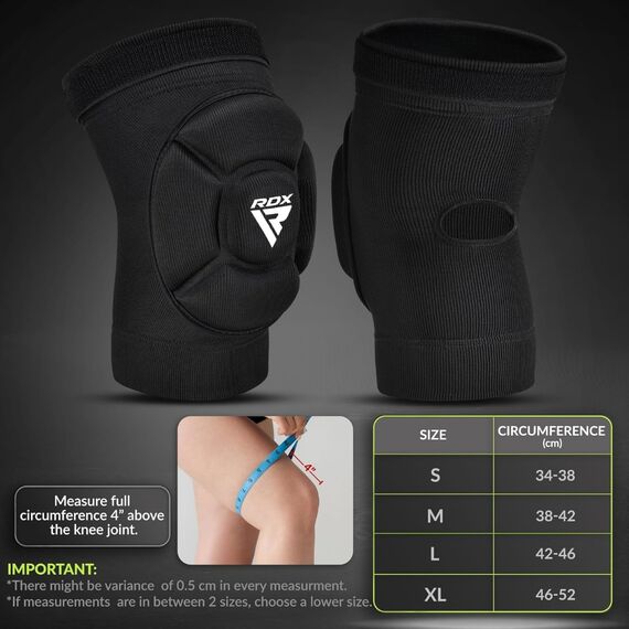 Knee Pads MMA, Size: L, Colour: Schwarz, 3 image