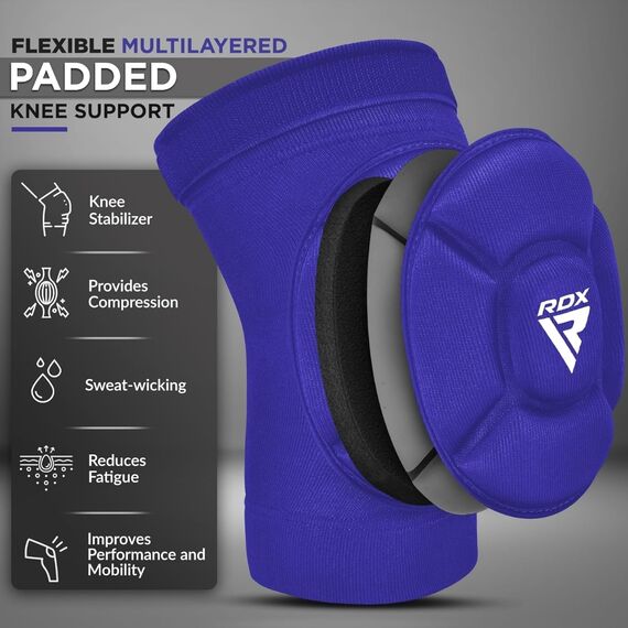 Knee Pads MMA, Size: M, Colour: Blue, 6 image