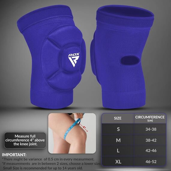 Knee Pads MMA, Size: M, Colour: Blue, 5 image