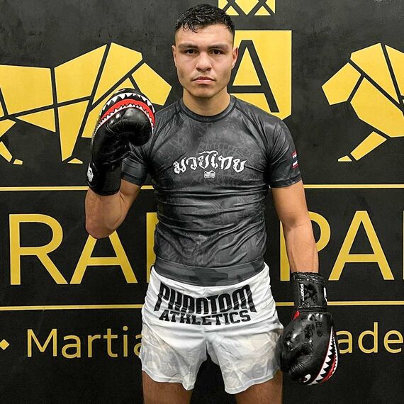 Rashguard Muay Thai, Size: L, Colour: Schwarz, 5 image