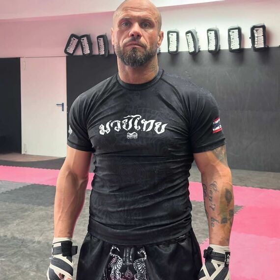 Rashguard Muay Thai, Bekleidungsgrösse: XL, Farbe: Schwarz, 2 image
