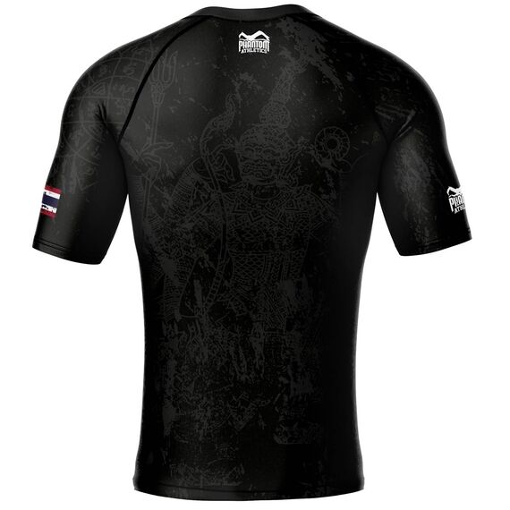 Rashguard Muay Thai, Bekleidungsgrösse: XL, Farbe: Schwarz, 3 image