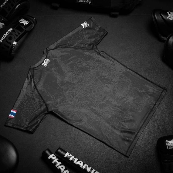 Rashguard Muay Thai, Bekleidungsgrösse: XL, Farbe: Schwarz, 5 image