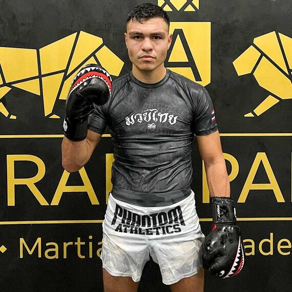 Rashguard Muay Thai, Bekleidungsgrösse: XL, Farbe: Schwarz, 6 image
