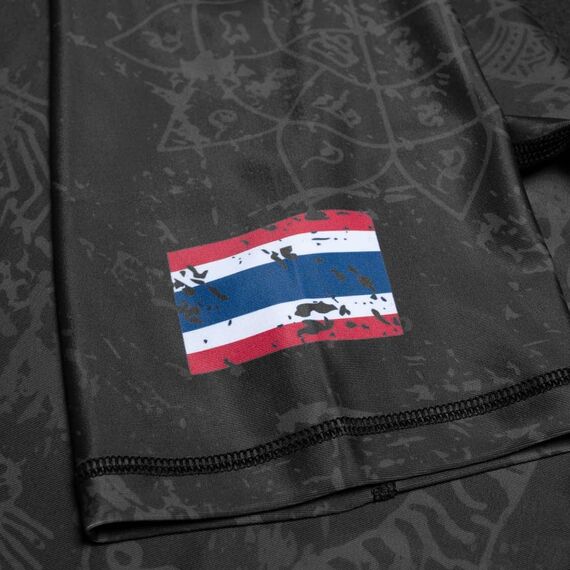 Rashguard Muay Thai, Bekleidungsgrösse: XL, Farbe: Schwarz, 8 image